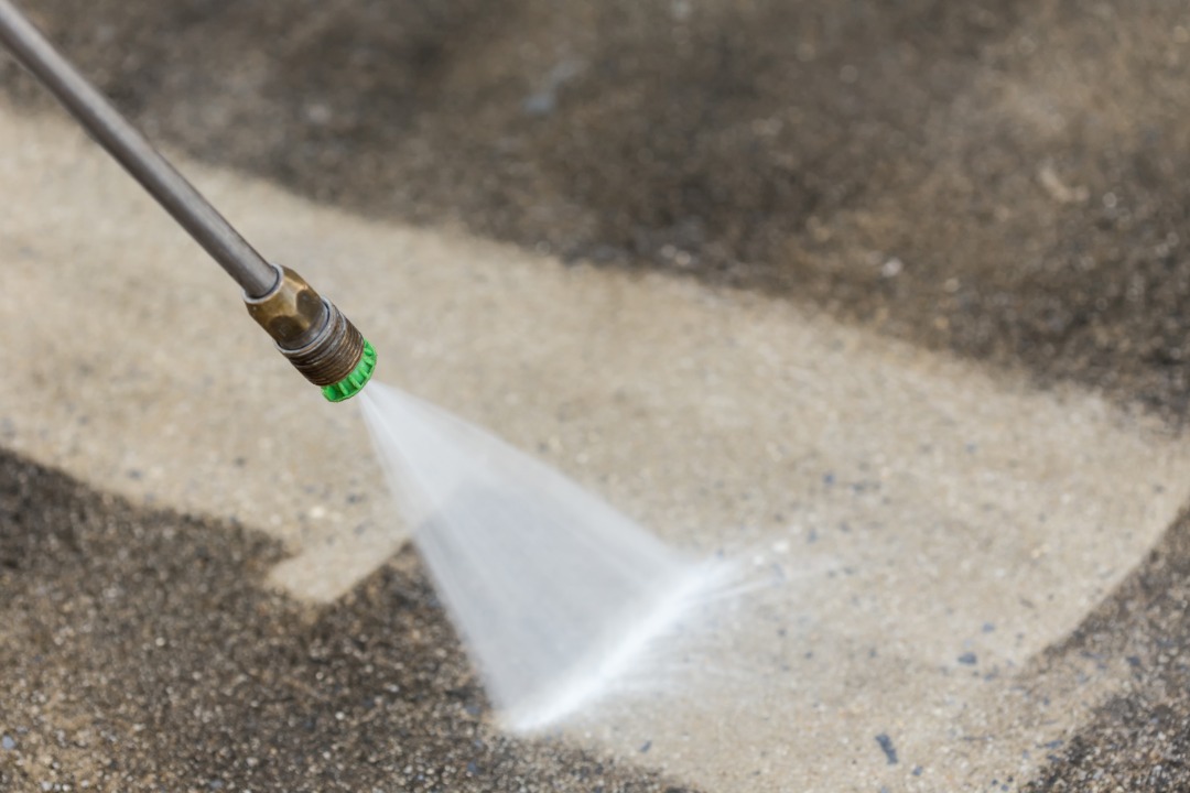 Professional Pressure Washing - A Transformative Solution for Your Home - ProMow Lawn & Landscaping Look at the difference between non washed vs pressure washed.